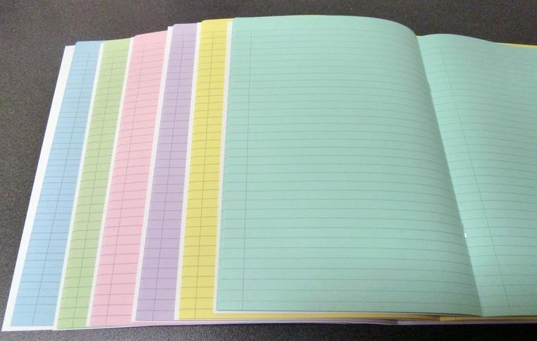 Coloured Paper Exercise Books 64 page